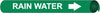NMC E4087-PIPEMARKER PRECOILED, RAIN WATER W/G, FITS 4 5/8''-5 7/8'' PIPE (1 EACH)