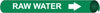 NMC A4088-PIPEMARKER PRECOILED, RAW WATER W/G, FITS 3/4''-1'' PIPE (1 EACH)