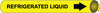 NMC A4089-PIPEMARKER PRECOILED, REFRIGERATED LIQUID B/Y, FITS 3/4''-1'' PIPE (1 EACH)