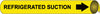 NMC A4090-PIPEMARKER PRECOILED, REFRIGERATED SUCTION B/Y, FITS 3/4''-1'' PIPE (1 EACH)