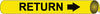 NMC A4091-PIPEMARKER PRECOILED, RETURN B/Y, FITS 3/4''-1'' PIPE (1 EACH)