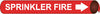NMC A4095-PIPEMARKER PRECOILED, SPRINKLER FIRE W/R, FITS 3/4''-1'' PIPE (1 EACH)