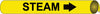 NMC A4097-PIPEMARKER PRECOILED, STEAM B/Y, FITS 3/4''-1'' PIPE (1 EACH)