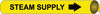 NMC A4099-PIPEMARKER PRECOILED, STEAM SUPPLY B/Y, FITS 3/4''-1'' PIPE (1 EACH)