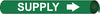 NMC A4103-PIPEMARKER PRECOILED, SUPPLY W/G, FITS 3/4''-1'' PIPE (1 EACH)