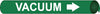 NMC F4108-PIPEMARKER STRAP-ON, VACUUM W/G, FITS 6''-8'' PIPE (1 EACH)