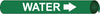 NMC A4113-PIPEMARKER PRECOILED, WATER W/G, FITS 3/4''-1'' PIPE (1 EACH)