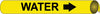 NMC A4114-PIPEMARKER PRECOILED, WATER B/Y, FITS 3/4''-1'' PIPE (1 EACH)