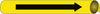 NMC A4115-PIPEMARKER PRECOILED, DIRECTION ARROW B/Y, FITS 3/4''-1'' PIPE (1 EACH)