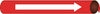 NMC A4117-PIPEMARKER PRECOILED, DIRECTION ARROW W/R, FITS 3/4''-1'' PIPE (1 EACH)