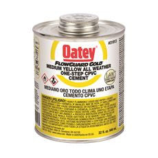 OATEY 31913 CPVC FLOWGUARD GOLDE 1-STEP, YELLOW, 32 OZ. (1 PER CASE)