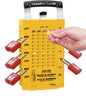 NMC 503Y-GROUP LOCK BOX LATCH TIGHT DESIGN, YELLOW (1 EACH)