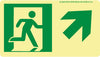NMC 50F-1SN-UR-NYC DIRECTIONAL SIGN, UP RIGHT, 4.5X8, FLEX, 7550 GLO BRITE, MEA APPROVED (1 EACH)