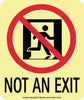 NMC 50F-5SN-NYC NOT AN EXIT SIGN, 6.5X5.5, FLEX, 7550 GLO BRITE, MEA APPROVED (1 EACH)