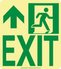NMC 50F-6SN-L-NYC WALL MOUNT EXIT SIGN, FORWARD/LEFT SIDE, 9X8, FLEX, 7550 GLO BRITE, MEA APPROVED (1 EACH)