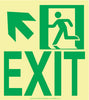 NMC 50F-6SN-UL-NYC WALL MOUNT EXIT SIGN, UP LEFT, 9X8, FLEX, 7550 GLO BRITE, MEA APPROVED (1 EACH)