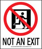 NMC 50R-5SN-NYC NOT AN EXIT SIGN, 6.5X5.5, RIGID, 7550 GLO BRITE, MEA APPROVED (1 EACH)