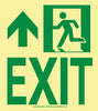 NMC 50R-6SN-L-NYC WALL MONT EXIT SIGN, FORWARD/LEFT SIDE, 9X8, RIGID, 7550 GLO BRITE, MEA APPROVED (1 EACH)