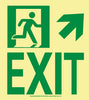 NMC 50R-6SN-UR-NYC WALL MONT EXIT SIGN, UP RIGHT, 9X8, RIGID, 7550 GLO BRITE, MEA APPROVED (1 EACH)