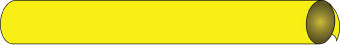 NMC A6002-PIPEMARKER PRECOILED, BLANK YELLOW, FITS 3/4''-1'' PIPE (1 EACH)