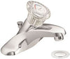 Moen 64625 CHATEAU BATHROOM FAUCET SINGLE HANDLE LEAD FREE CHROME WITH 50/50 WASTE (1 PER CASE)