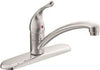 Moen 67425 CHATEAU SINGLE-HANDLE KITCHEN FAUCET WITHOUT SPRAYER, LOW ARC SPOUT, CHROME FINISH (1 PER CASE)