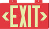 NMC 7011-EXIT, GLOBRITE, SINGLE FACE, RED, 8.25X15.25 (1 EACH)