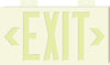 NMC 7031-EXIT, GLOBRITE, SINGLE FACE, WHITE, 8.25X15.25 (1 EACH)