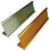 NMC 710-110-DESK PLATE HOLDER, GOLD, 2X10 (1 EACH)