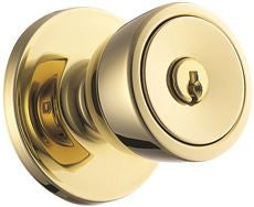WEISER GAC531B3WSKDB6LR1 ENTRY WELCOME HOME SERIES A RESIDENTIAL POLISHED BRASS (1 PER CASE)