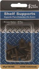 NBA  SHELF SUPPORT, PLASTIC 8 PACK (80 PACKS)