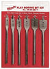 MILWAUKEE ELECTRIC 49-22-0071 6 IN. UNVERSAL FLAT BORING BIT SET, 6 PIECE (1 PER CASE)