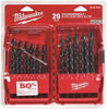 MILWAUKEE ELECTRIC 48-89-2802 DRILL BIT SET STEEL 29 PIECE (1 PER CASE)