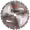 MILWAUKEE ELECTRIC 48-40-4116 CIRCULAR SAW BLADE 7-1/4 IN. CARBIDE 16T (1 PER CASE)