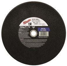 MILWAUKEE ELECTRIC 49-94-1405 CUT-OFF WHEEL 14 IN. X 3/32 IN. X 1 IN. TYPE 1 (1 PER CASE)