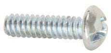 HODELL-NATCO RCMS0060050CZ COMBINATION ROUND MACHINE SCREWS 6-32 TPI X 1/2 IN., 100 PER BOX (24 BOX PER CASE)