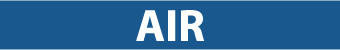 NMC A1282B-PIPEMARKER,AIR, 2X14, 1 1/4 LETTER,  PS VINYL (PAK OF 25)
