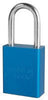 American Lock 1106BU Blue 1 1/2" X 3/4" Aluminum 5 Pin Safety Lockout Padlock With 1/4" X 1 1/2" X 3/4" Shackle (Keyed Differently)  (6/EA)
