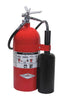 Amerex 330 10 Pound Stored Pressure Carbon Dioxide 10-B:C Fire Extinguisher For Class B And C Fires With Chrome Plated Brass Valve, Wall Bracket, Hose And Horn  (1/EA)