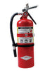 Amerex B500T 5 Pound Stored Pressure ABC Dry Chemical 2A:10B:C Steel Multi-Purpose Fire Extinguisher For Class A, B And C Fires With Anodized Aluminum Valve, Vehicle/Marine Bracket, Hose And Nozzle  (1/EA)