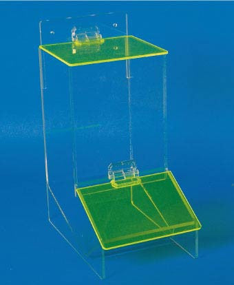 NMC ABM-ACRYLIC, MISC DISPENSER WITH COVER, 11.25h x 6w x 9 d (1 EACH)