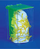 NMC ADM1-ACRYLIC, DUST MASK DISPENSER WITH COVER, 12.5h x6w x6d (1 EACH)