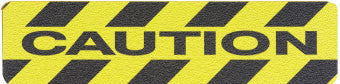 NMC AGT39CAU-TAPE, ANTI GRIT, CAUTION, BLK/YELLOW, 6X24 (24 PER CASE)