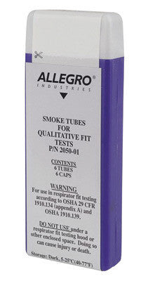 Allegro 2050-01 Glass Replacement Smoke Tube (For Standard Smoke Test Kits) (6 Per Box)