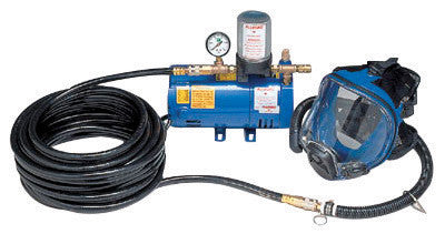 Allegro 9200-02 Low Pressure Full Face Mask Supplied Air System (Includes (1) Full Mask, (1) Ambient Air Pump And 50' Hose)  (1/EA)