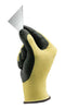 Ansell 205578 Size 10 HyFlex Light Duty Cut Resistant Black Foam Nitrile Palm Coated Work Gloves With Yellow DuPont Kevlar Liner And Knit Wrist  (1/PR)