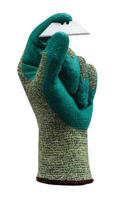 Ansell 11-501-11 Size 11 HyFlex Medium Duty Cut And Abrasion Resistant Blue Foam Nitrile Palm Coated Work Gloves With Intercept Technology Yarn DuPont Kevlar Liner And Knit Wrist  (1/PR)