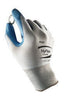 Ansell 11-518-8 Size 8 HyFlex 18 Gauge Ultra Light Duty Cut Resistant Blue Polyurethane Palm Coated Work Gloves With Blue Dyneema, Diamond Technology Fiber, Spandex And Nylon Liner And Knit Wrist  (1/PR)