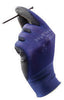 Ansell 11-618-7 Size 7 HyFlex 18 Gauge Ultra Light Weight Multi-Purpose Abrasion Resistant Black Polyurethane Palm Coated Work Gloves With Blue Nylon Liner And Elastic Knit Wrist  (1/PR)