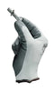 Ansell 205569 Size 6 HyFlex Light Weight Multi-Purpose Gray Foam Nitrile Palm Coated Work Gloves With White Nylon Liner And Knit Wrist  (1/PR)